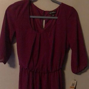 Sequin hearts knee length dress